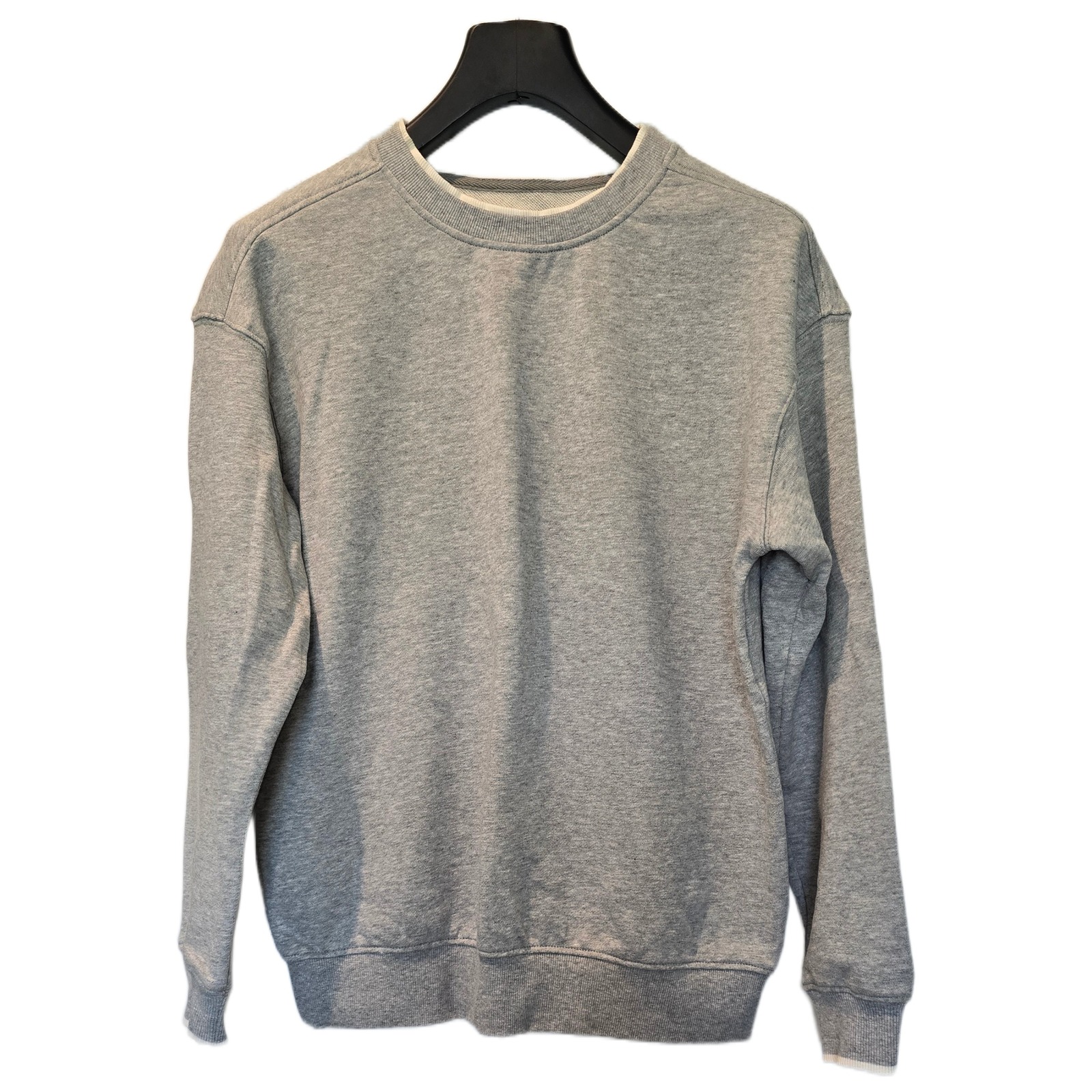 Goodfellow  Co Mens Gray Crewneck Sweatshirt 100 Cotton Pullover Size Small